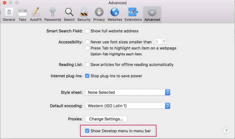 Clear Safari Cache | troubleshoot safari on mac