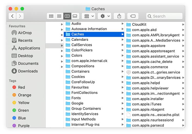 limpar cache do sistema mac passo 2 | Limpar cache de aplicativos no Mac