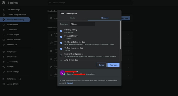 ChromeでYouTubeのキャッシュをクリア | Macで写真を削除する方法