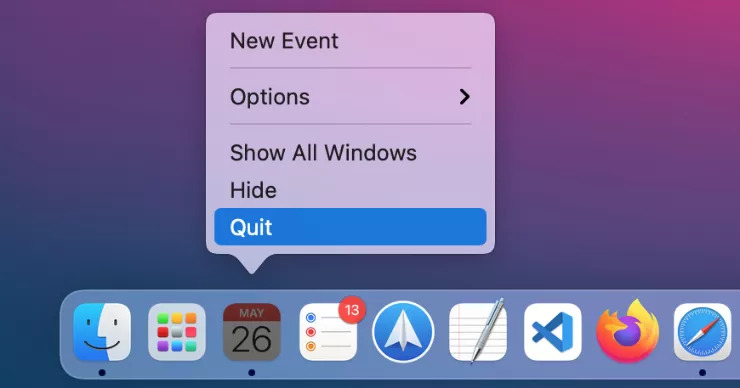 Quit apps | Free Up RAM on Mac