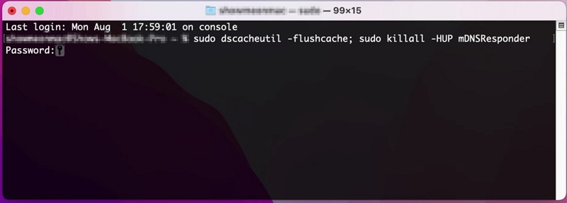 HUP mDNSResponder | Clear DNS Cache on Mac
