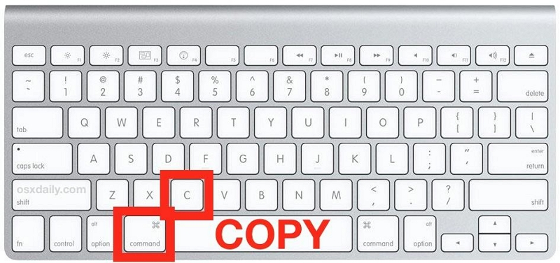 Copy and paste On Mac With Shortcut | copy cut paste on Mac