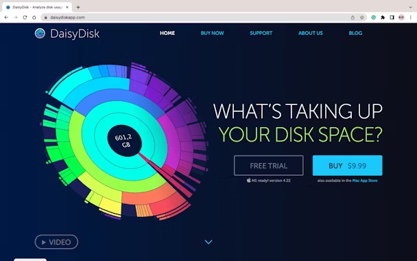 disque Daisy pour interface Mac | Meilleurs programmes de nettoyage de cache Macbook