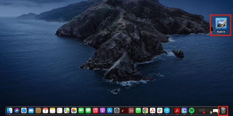 Desktop dient | Dokumente auf dem Mac löschen