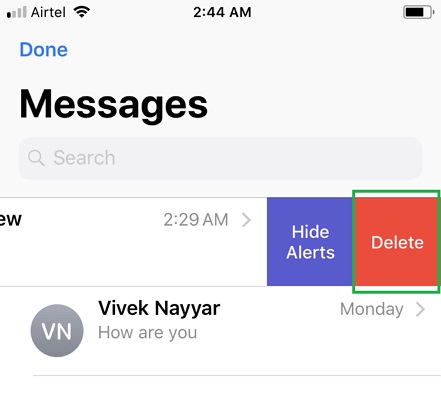 delete messages iphone step 1 | clean junk files iphone
