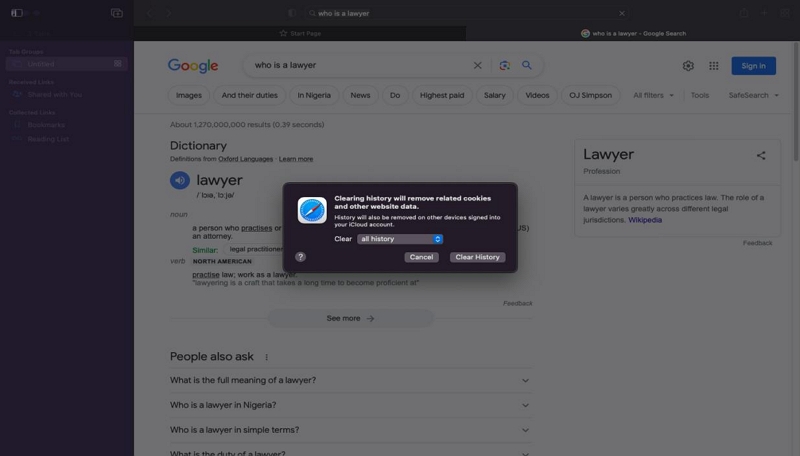 Verlauf löschen | Löschen Sie kürzlich geschlossene Tabs in Browsern