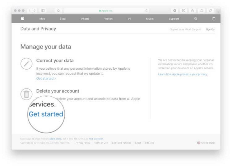 Delete your account | delete apple id from iphone
