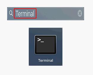 clique em Terminal |  Excluindo diretórios no Terminal