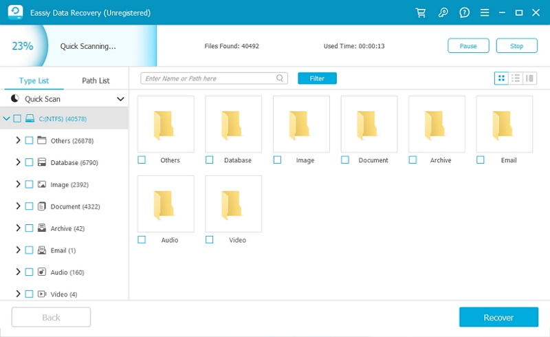 Fácil recuperación de datos2 |  Eliminar directorios en la terminal