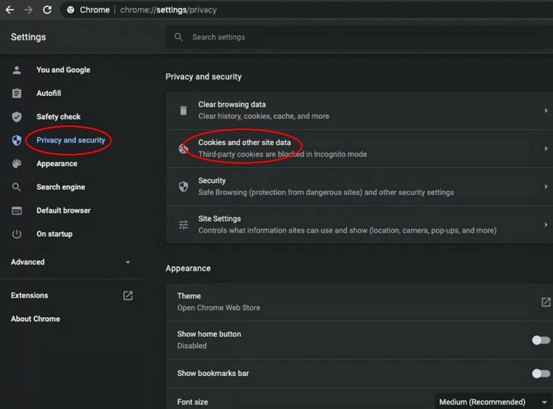 Cookies and other data | Prevent Internet Tracking