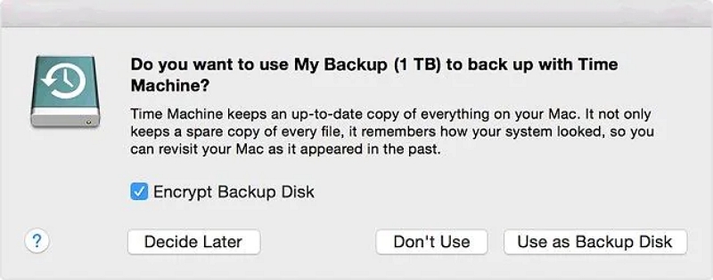 Back up with a Time Machine | Disk Utility Can't Repair This Disk