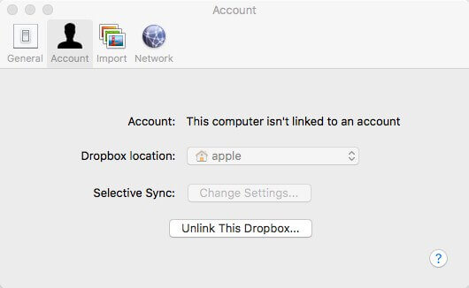 Отсоединить Mac от Dropbox | Удалить Dropbox с Mac