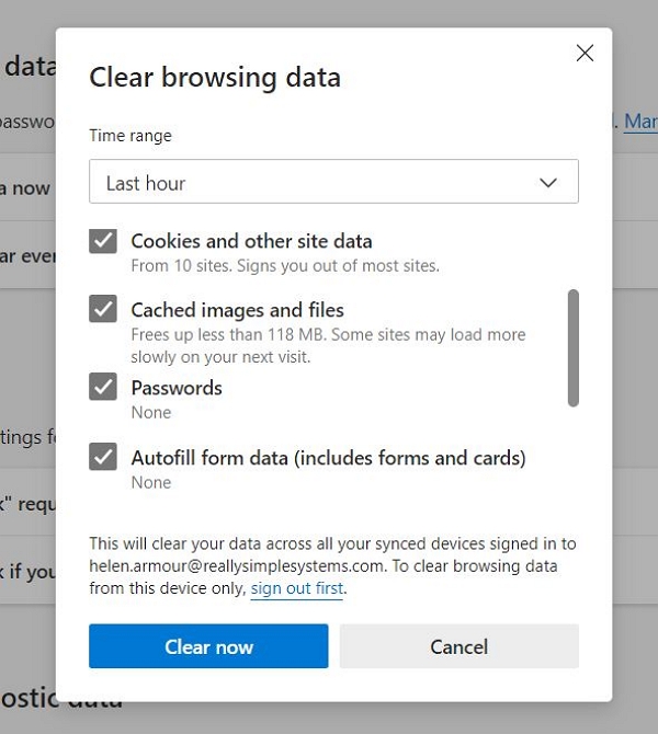 autofill form data  | remove autofill on mac