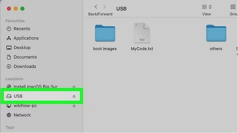 リストされたドライブを検索 | Mac から USB を安全に取り出す