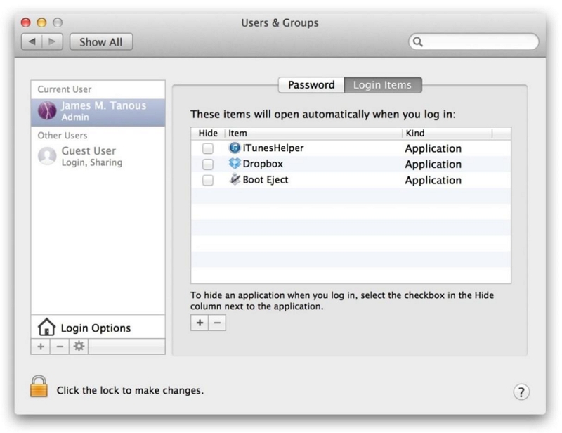 Press the plus button | Safely Eject USB from Mac