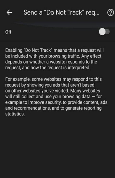 Send A Do Not Track Request | Prevent Internet Tracking