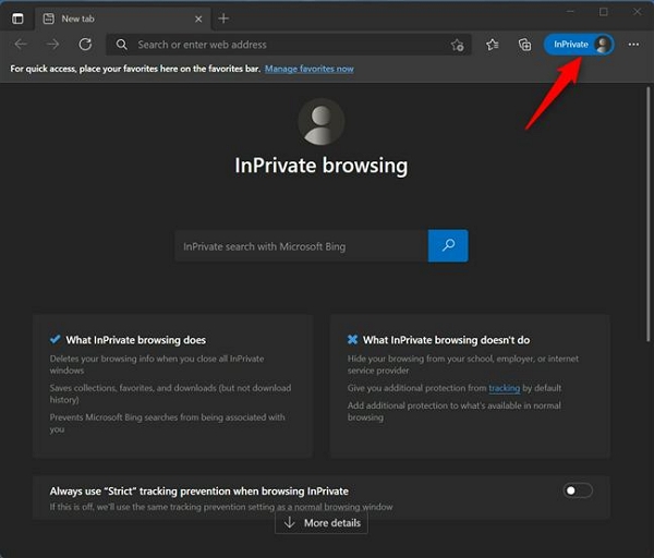 Microsoft Edge2 | Meu empregador pode ver meu histórico da Internet