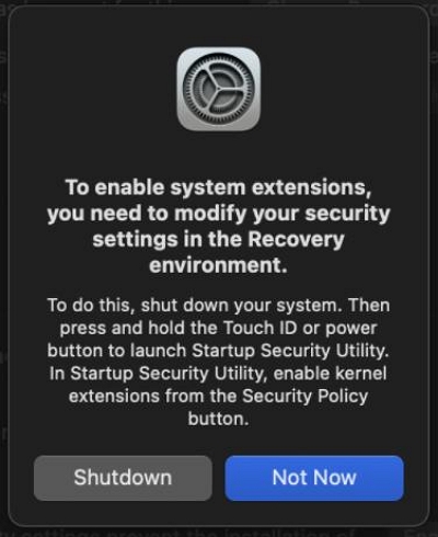 Enable system extensions | enable system extensions on mac