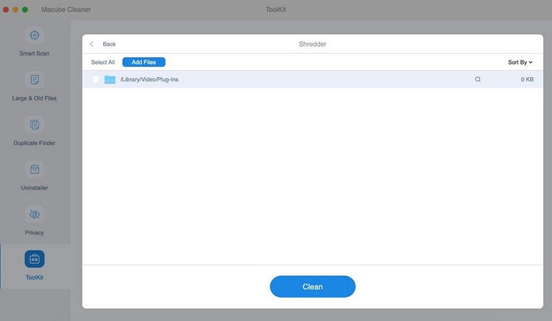 Destructora de archivos2 | No hay suficiente espacio para actualizar Mac