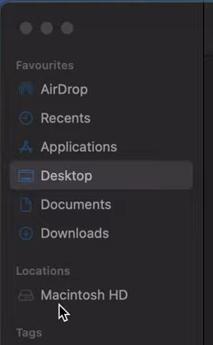 在 Finder 中尋找 Macintosh HD | 從 Mac 桌面中刪除 Macintosh HD
