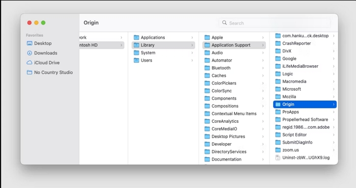 finder application library manual access| How to Clear Origin Cache Mac
