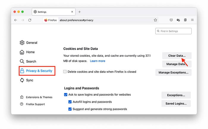 Очистка временных файлов Firefox | Найдите и удалите временные файлы на Mac