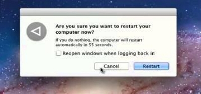 Botón de reinicio | Mac lento después de la actualización