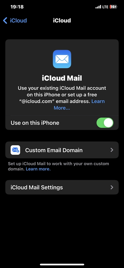 Auf diesem iPhone verwenden | Fix E-Mail konnte in iCloud nicht ausgewählt werden