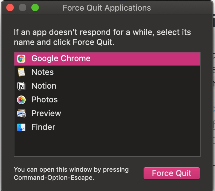 force quit apps | Mac Memory Cleaner