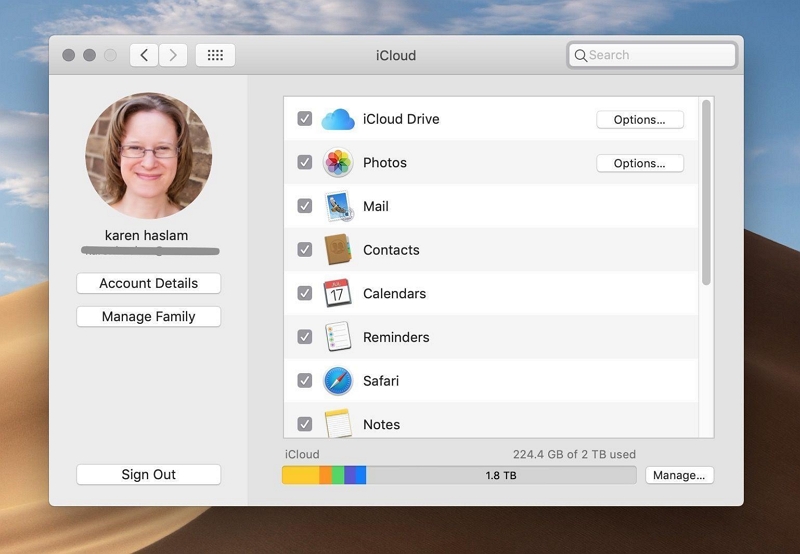 iCloud-Konto | Mac-Wartung