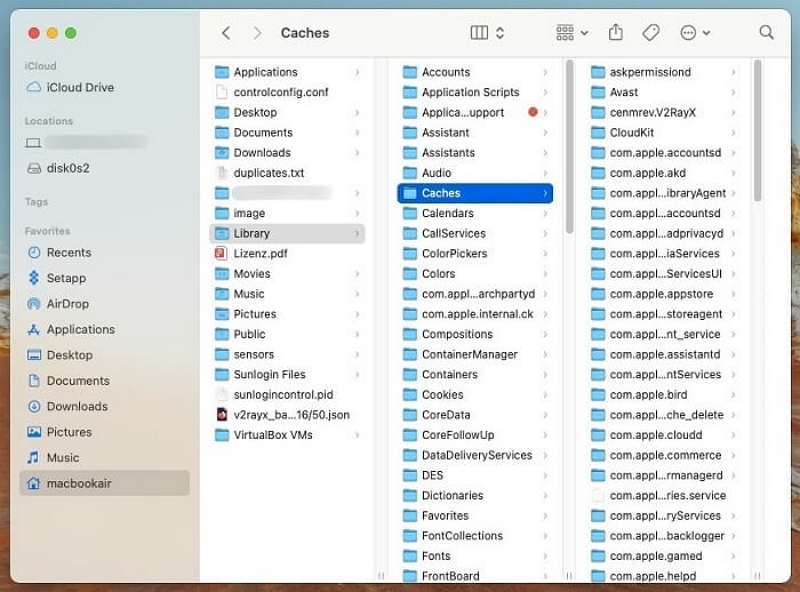 Удаление файлов кэша большого размера | как очистить другое хранилище Mac