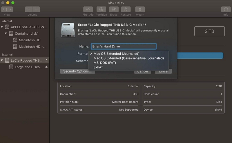 Mac OS Extended | Format External Hard Drive