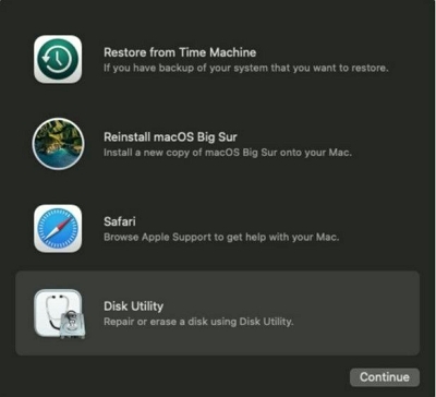 macOS-Dienstprogramme | Beheben Sie, dass der Mac auf dem Anmeldebildschirm hängen bleibt