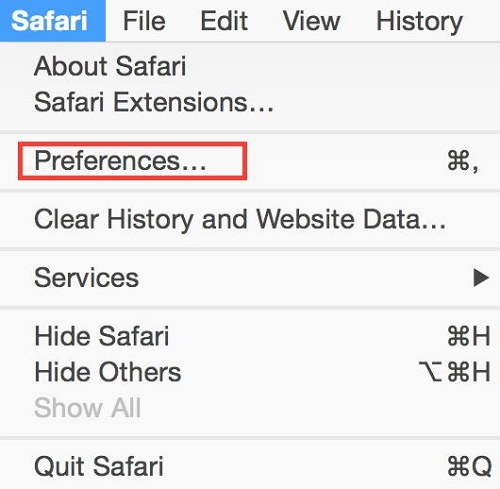 Zurücksetzen von Safari 10,9 auf dem Mac Schritt 1 | Safari auf dem Mac deinstallieren