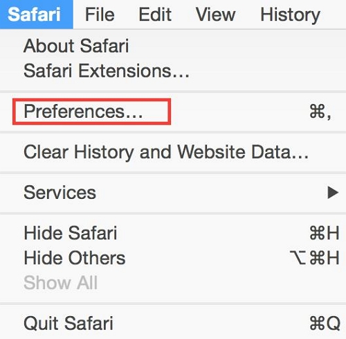 在 Mac 上重置 Safari 10,9 步驟 1 | 在 Mac 上卸載 Safari