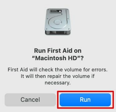Run button | System Settings