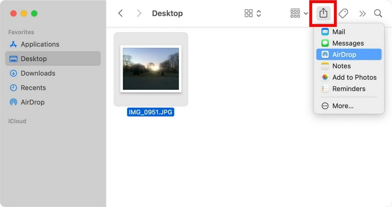 AirDrop-Dateien vom Mac auf das iPhone | Aktivieren und verwenden Sie Airdrop auf dem Mac