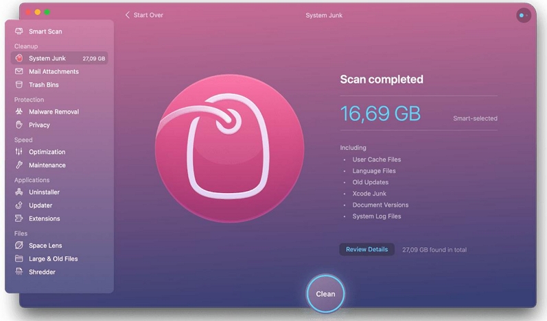 install Cleanmymac X software | Cleanmymac