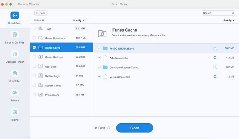 begin the scanning process | Check RAM Usage on Mac