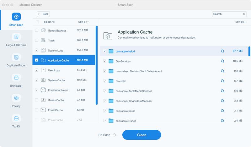 clean app cache and system cache | Clear Other Volumes in Container Mac