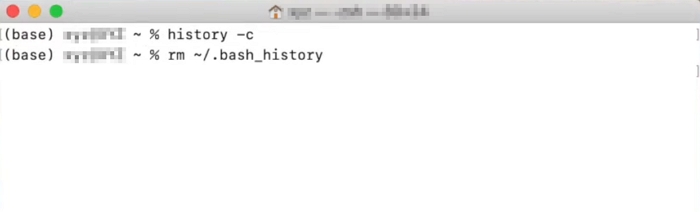 línea de comando mac borrar historial | Borrar historial de terminal Mac