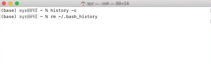 linha de comando do mac limpar histórico | Limpar histórico do terminal Mac