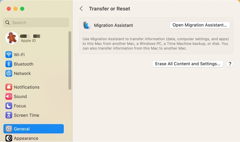 Откройте Помощник по стиранию в macOS Ventura или более поздней версии Mac | стереть макбук про