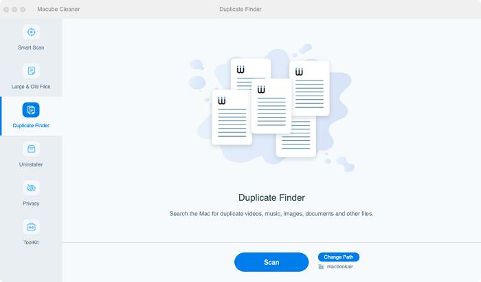 Delete Duplicate in Folders On Mac with Macube step 2 | duplicate folder finder Mac