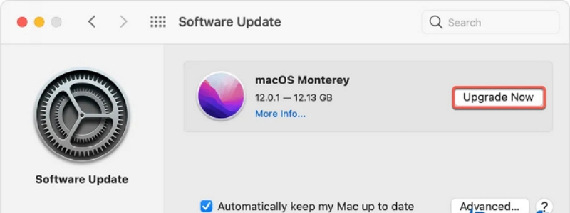 haga clic en Actualizar | Acelerar el inicio de Mac