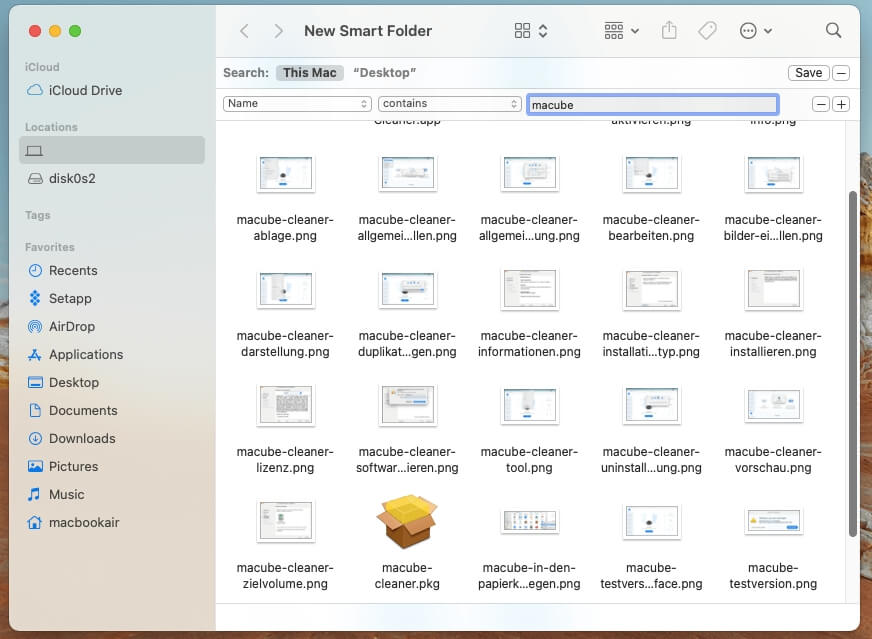 Sort by Name in Smart Folder | Find and Delete Duplicate Files on Mac