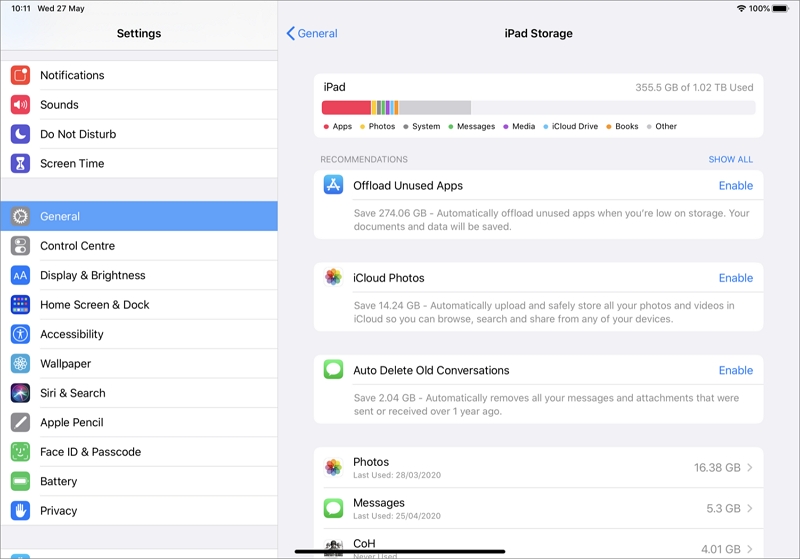 Offloading Unused Apps from iCloud | manage icloud storage on mac