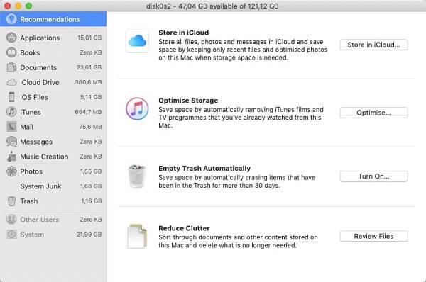 Optimize Mac Storage | Clear System Storage on Mac