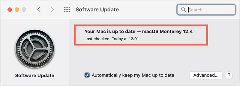 Software Update | Free Up RAM on Mac