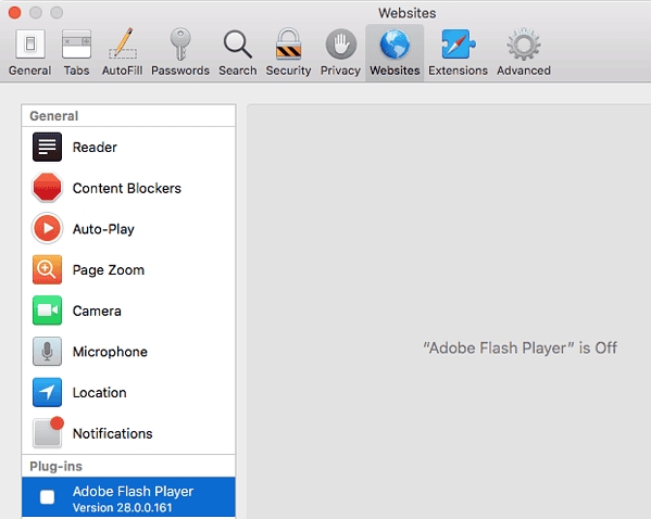 plug ins off | Can't Watch Netflix Mac